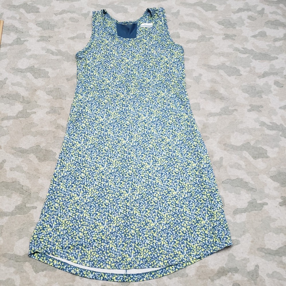 Columbia PFG Dress Womens Small Blue Pullover Sleeveless Fishing Outdoors
